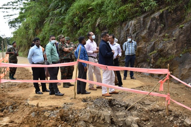 Field visit to affected areas in Ambagamuwa Korale Divisional secretariat Division